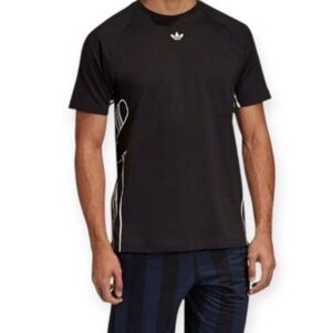 Adidas Originals Flamestrike Black Graphic T-Shirt Sz.S